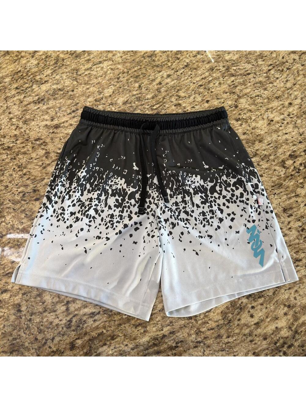 Jordan Men's White and Black Shorts